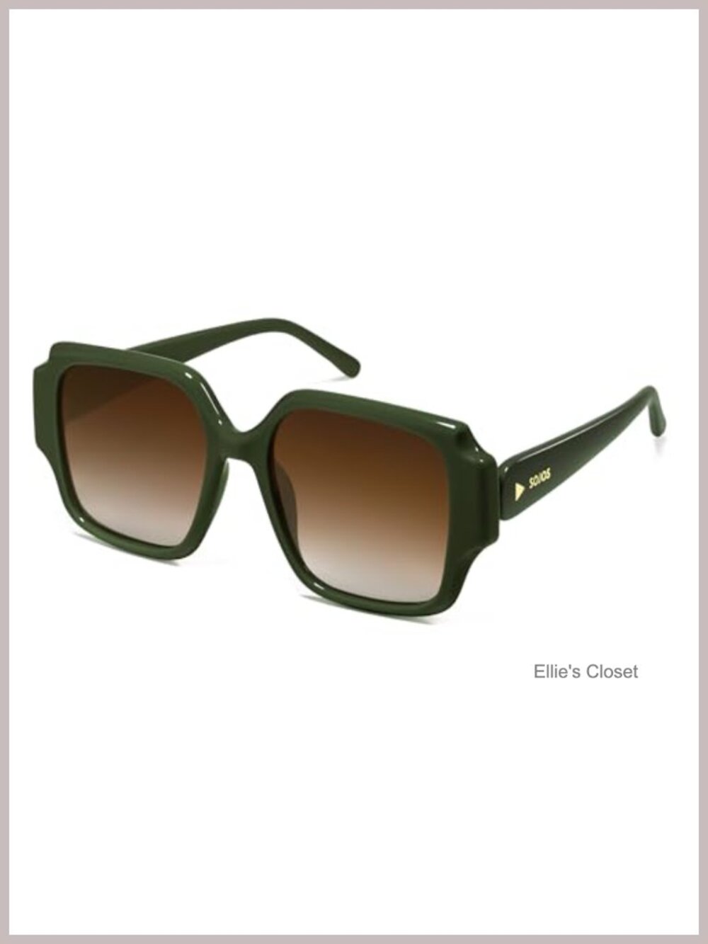 Retro Square Polarized Sunglasses Oversized Vintage UV Protection Unisex